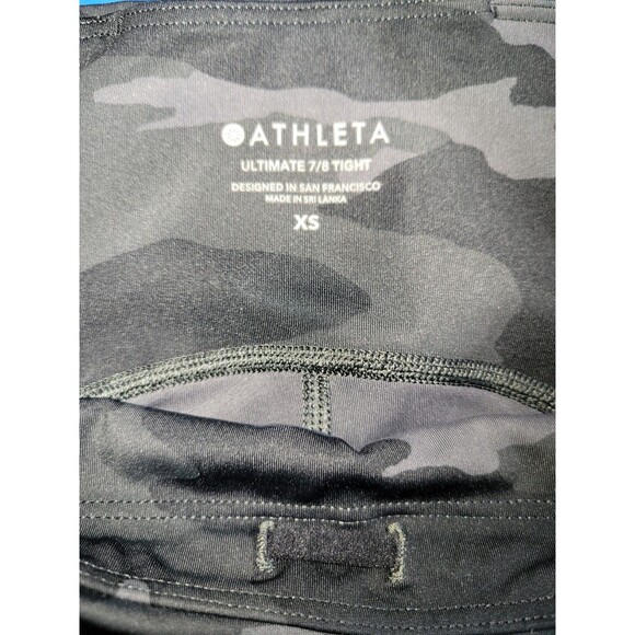 Athleta Pants - Athleta Ultimate 7/8 Tight Leggings Gray Black Camo | Women’s Size X-Small